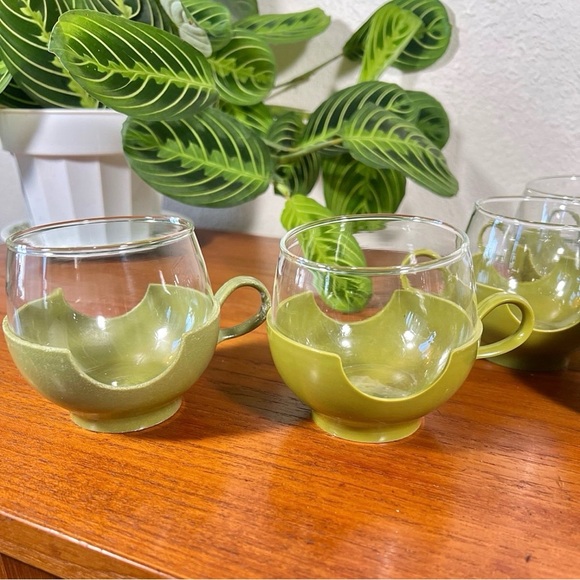 Vintage Pyrex Drinkups Roly Poly Glasses - Picture 3 of 10